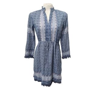 Lola Australia Women's Midi Cotton Batik Print Dress, Boho Beach / Small